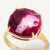 Marco Bicego Jaipur 18k Gold Pink Tourmaline Ring - Grande AB645 TR01 Y 