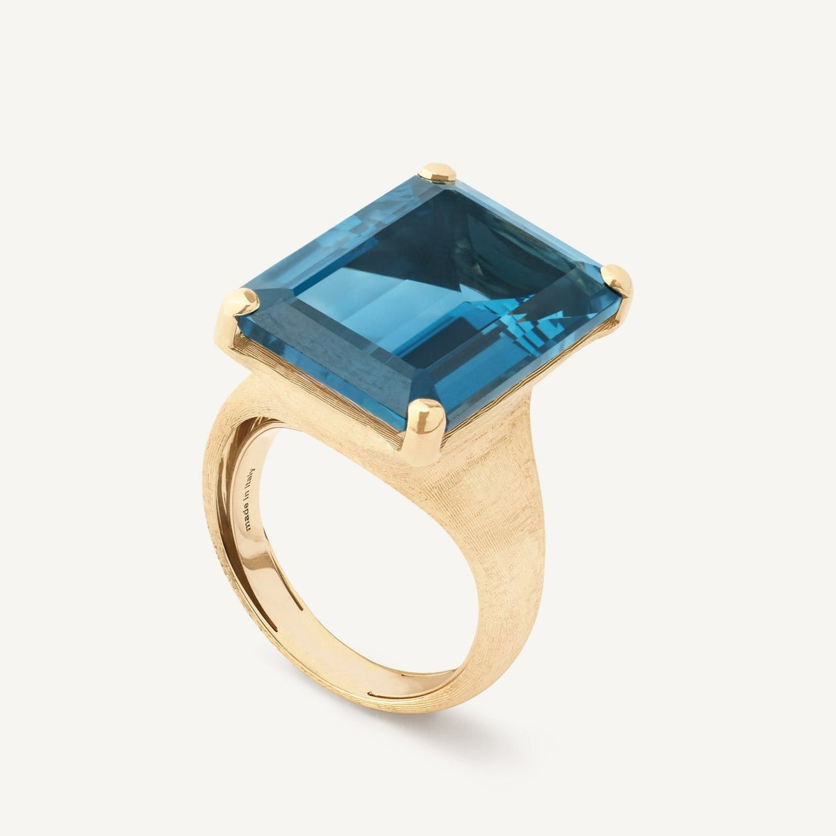 Marco Bicego Jaipur London Blue Topaz Cocktail Ring
