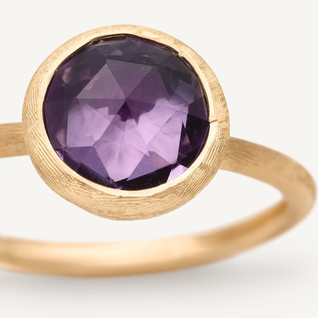 18kt yellow gold ring with amethyst Marco Bicego at Orsini