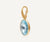 Marco Bicego Sky Blue Topaz and Yellow Gold Jaipur Pendant - Orsini Jewellers