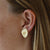 Marco Bicego Lunaria 18k Gold Stud Earrings OB1343Y