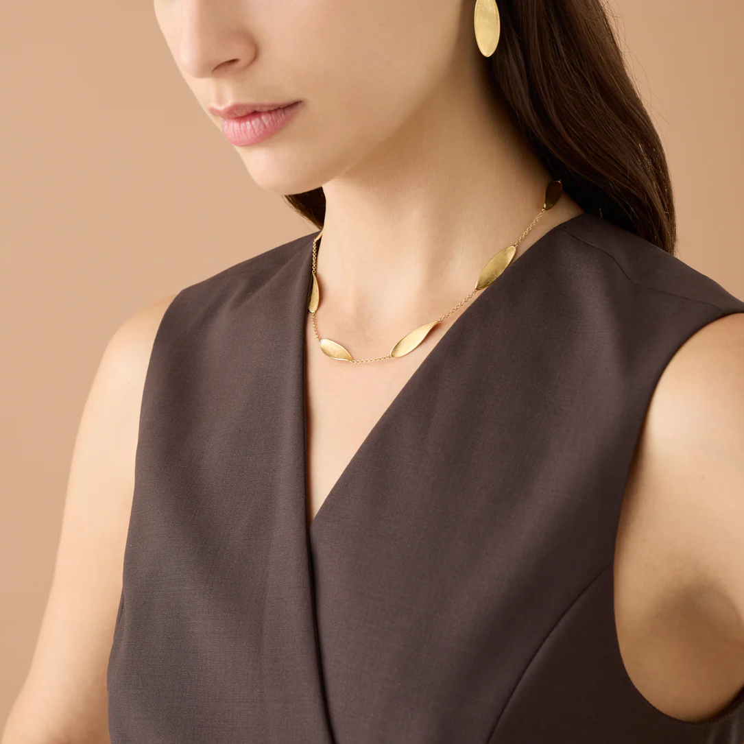 Marco Bicego Lunaria Twist Classic Gold Necklace (Short) CB2896_Y Orsini Fine Jewellery