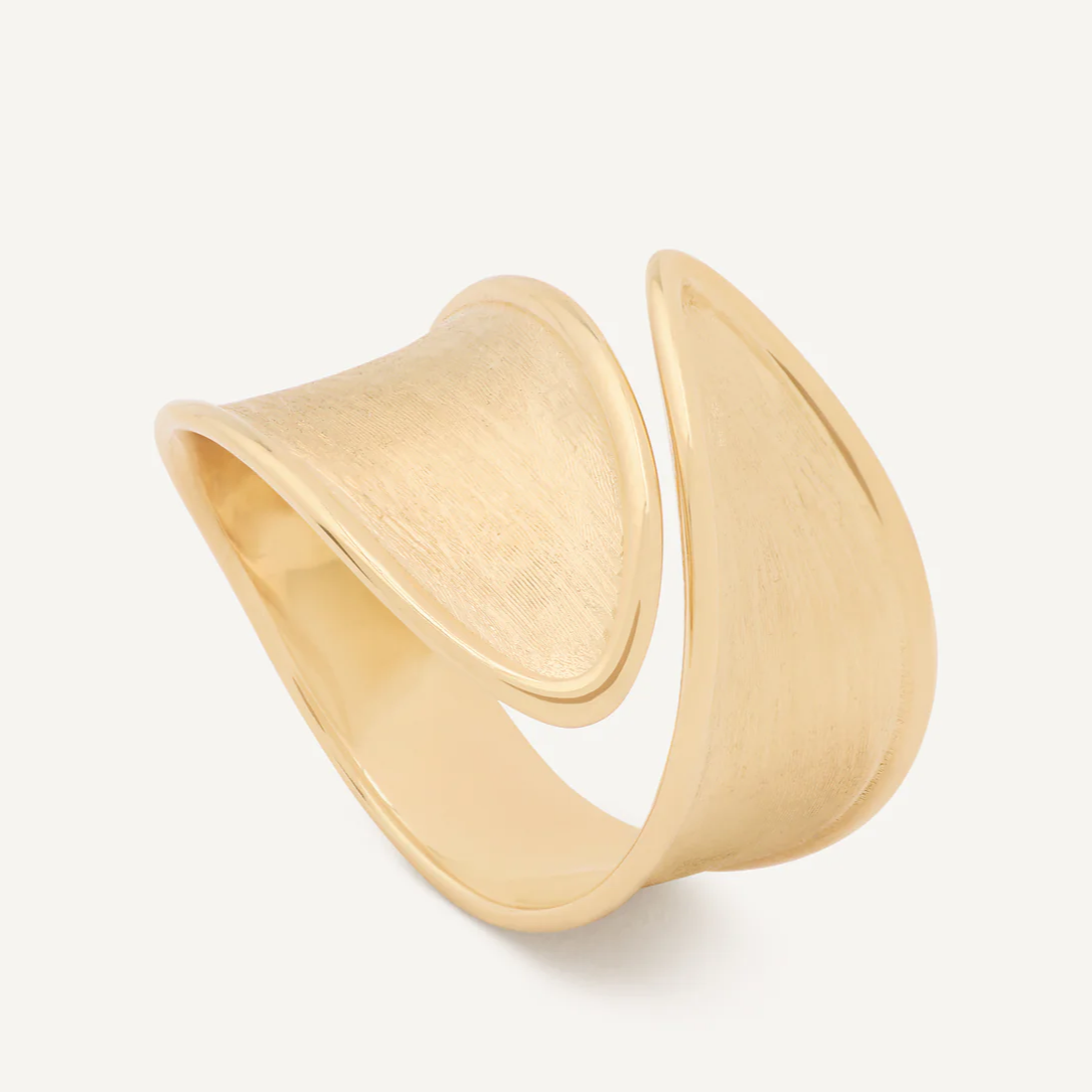Marco Bicego Lunaria Twist Classic Gold Open Ring (Large) AB661_Y orsini