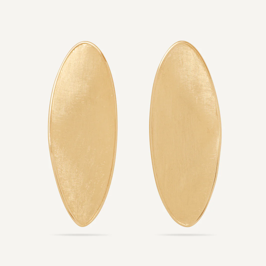 Marco Bicego Lunaria Twist Classic Gold Stud Earrings (Medium) OB1914_Y
