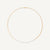 18K Yellow Gold Single Strand Coil Collar With Diamond Bar