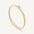 Marco Bicego Masai 18k Gold Bangle with Cushion Cut Diamond SG731 B4 YW