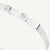Marco Bicego Masai 18K White Gold Coil and Diamonds Thin Bangle Bracelet