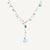 Marco Bicego Paradise 18K Yellow Gold Blue Topaz Lariat Necklace
