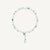 Marco Bicego Paradise 18K Yellow Gold Blue Topaz Lariat Necklace
