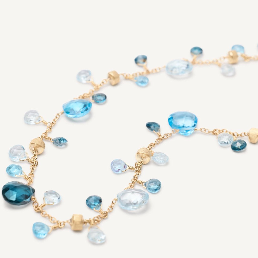 Marco Bicego Paradise Blue Topaz Gemstone Necklace