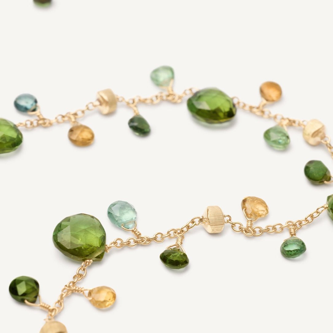 Marco Bicego Paradise Green Tourmaline Gemstone Necklace - Orsini Jewellery