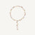 Marco Bicego Paradise Necklace in 18k Yellow Gold with Mixed Gemstone, Diamonds and Pearls CB2586 B MIX114