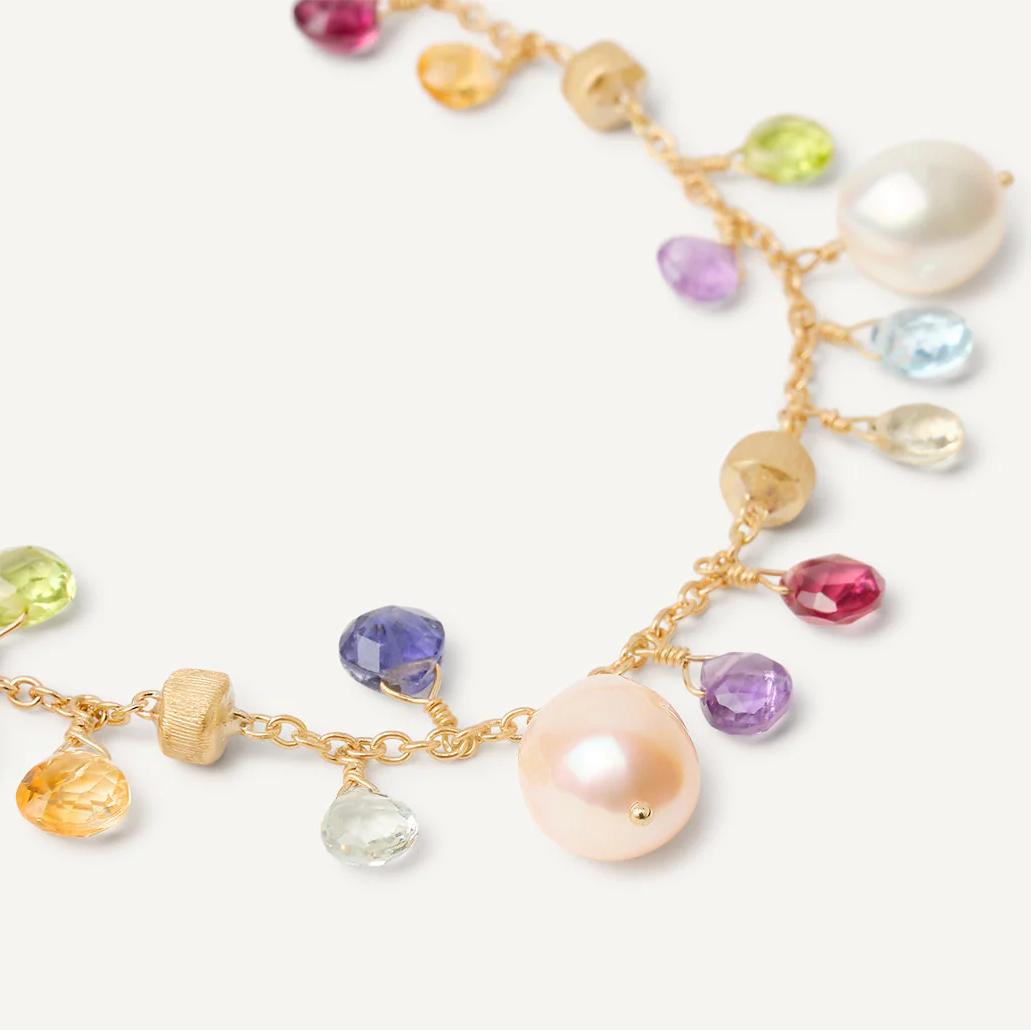 Marco Bicego Paradise Pearl and 18k Gold Gemstone Bracelet BB2584-MIX114