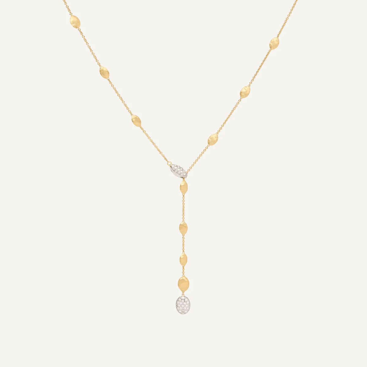 Marco Bicego Siviglia Lariat Necklace with Diamonds