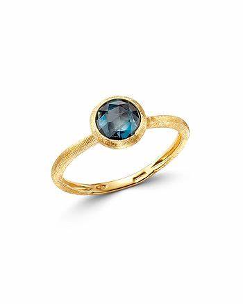 Marco Bicego Jaipur London Blue Topaz Small Ring - Orsini Jewellers