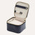 Jewellery cube navy travelling jewellery box 