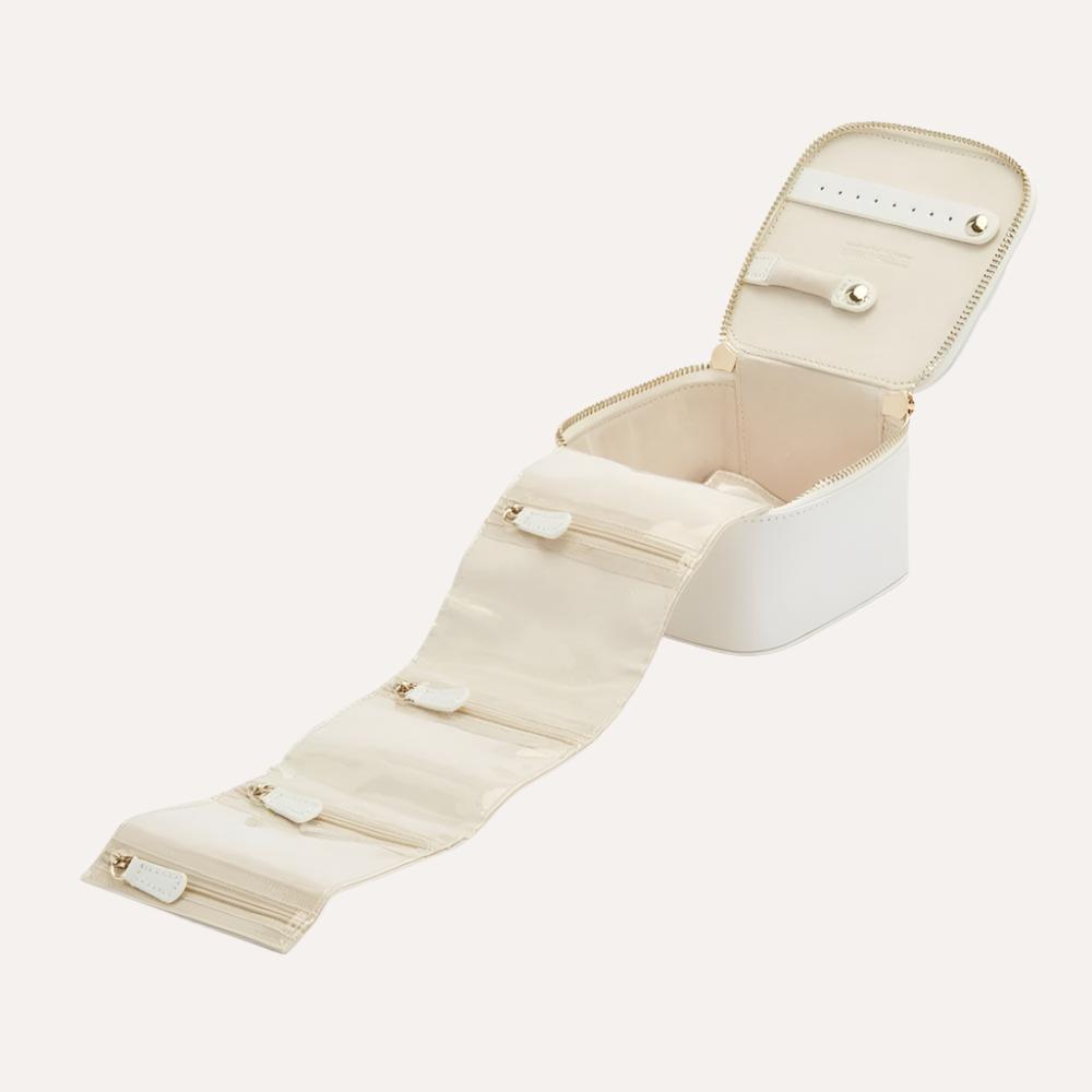 Maria white jewellery travel cube at Orsini