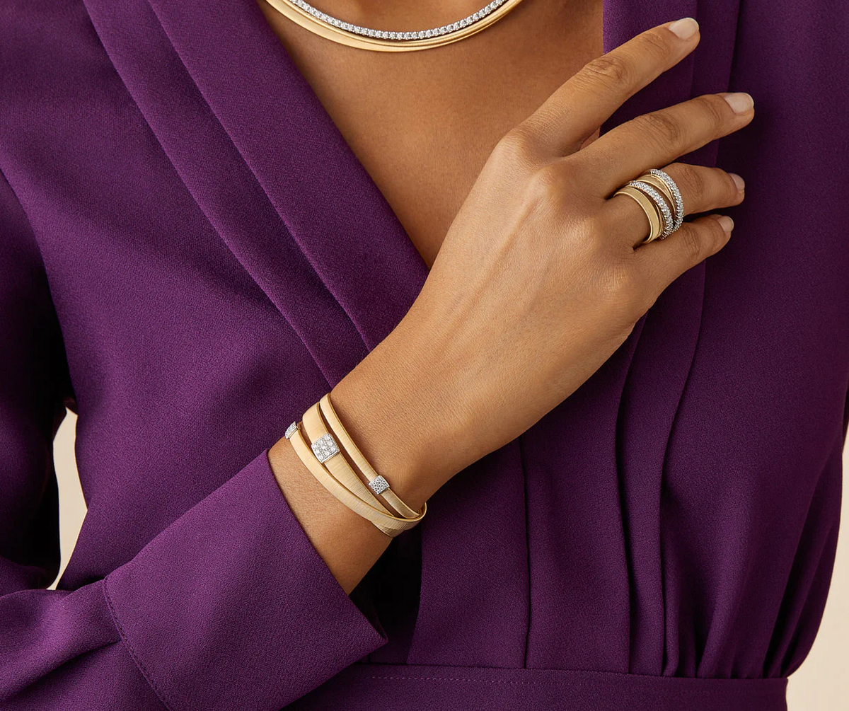 Marco Bicego Masai 18k Gold Diamond Ring