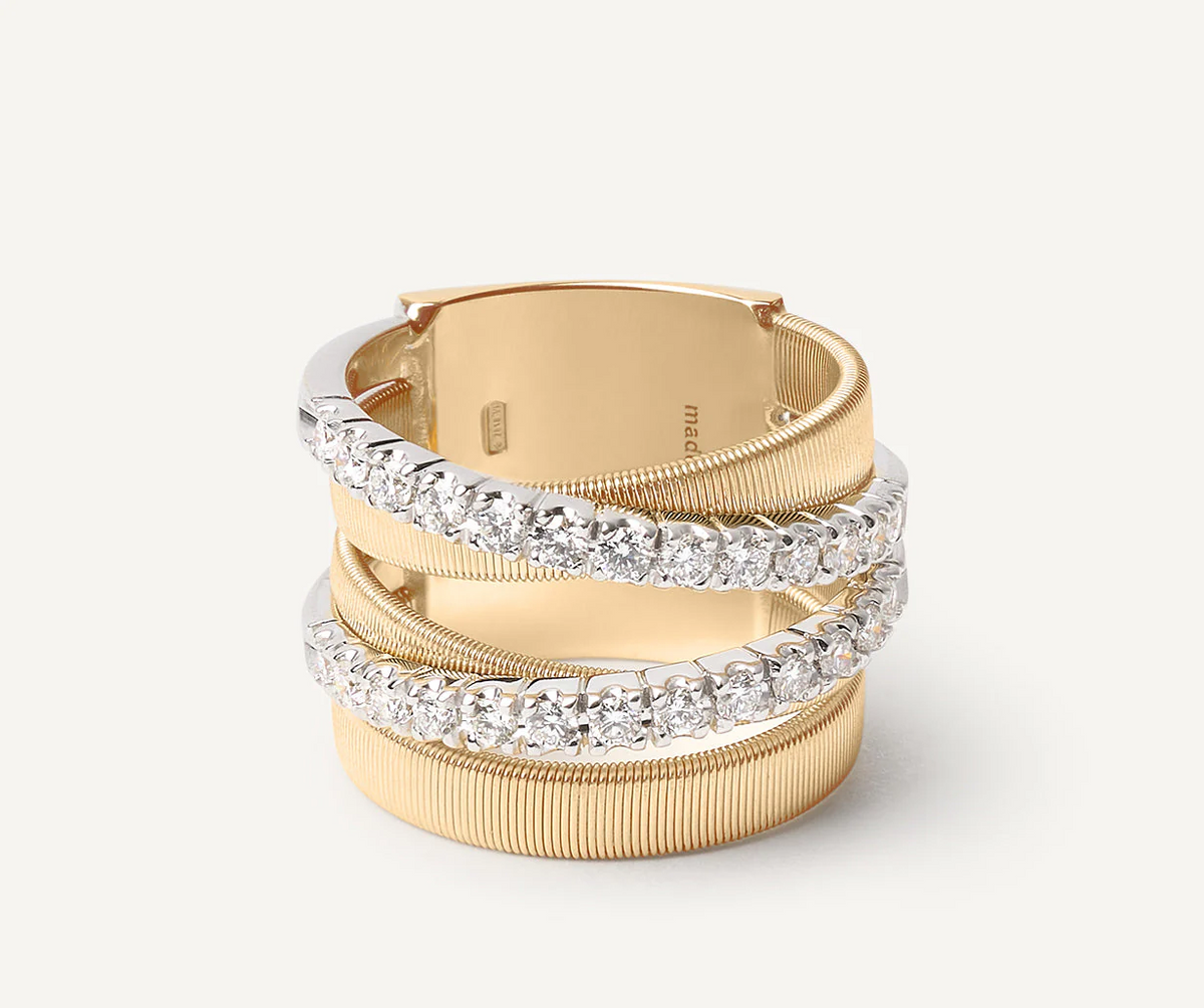 Marco Bicego Masai 18k Gold Diamond Ring