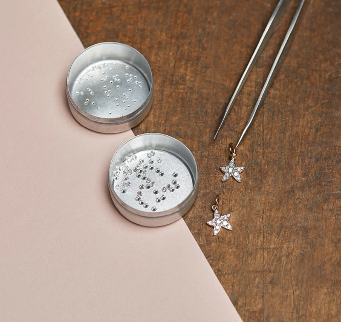 Dodo diamond star behind the scenes jewellery creation