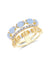 Nanis Azure Gold, Aquamarine and Diamond Triple-Band Ring - Orsini Jewellers