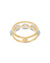 Nanis Azure Gold, Aquamarine and Diamonds Double-Band Ring - Orsini Jewellers