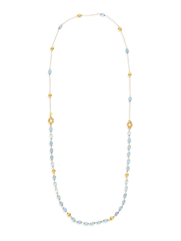Nanis Azure Gold and Aquamarine 3 In 1 Necklace - Orsini Jewellers