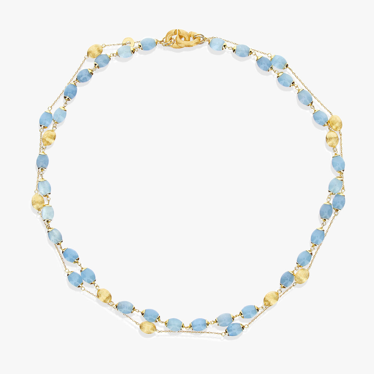 Nanis Azure Gold and Aquamarine 3 In 1 Necklace - Orsini Jewellers