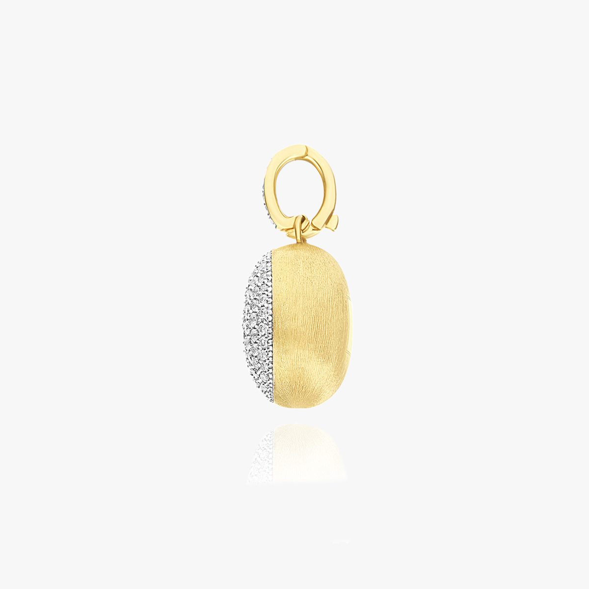 Nanis Muse Boule Diamond Pave Pendant in Gold (Medium) at orsini