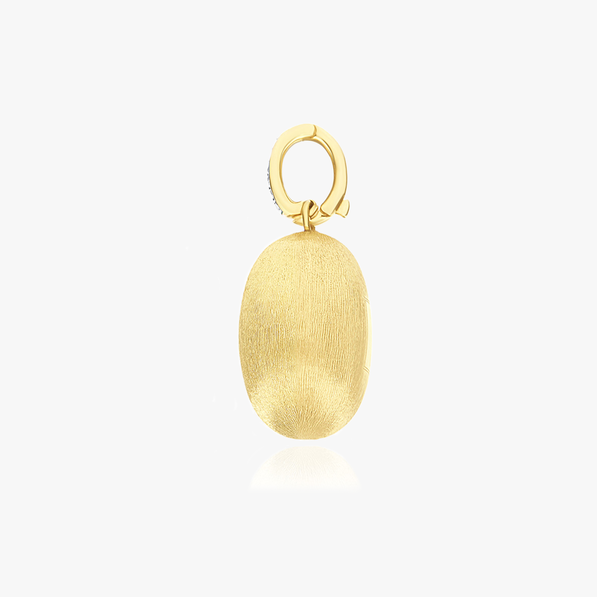 Nanis Boule Gold Pendant with Diamond Detail – Large PS17-609 18k gold