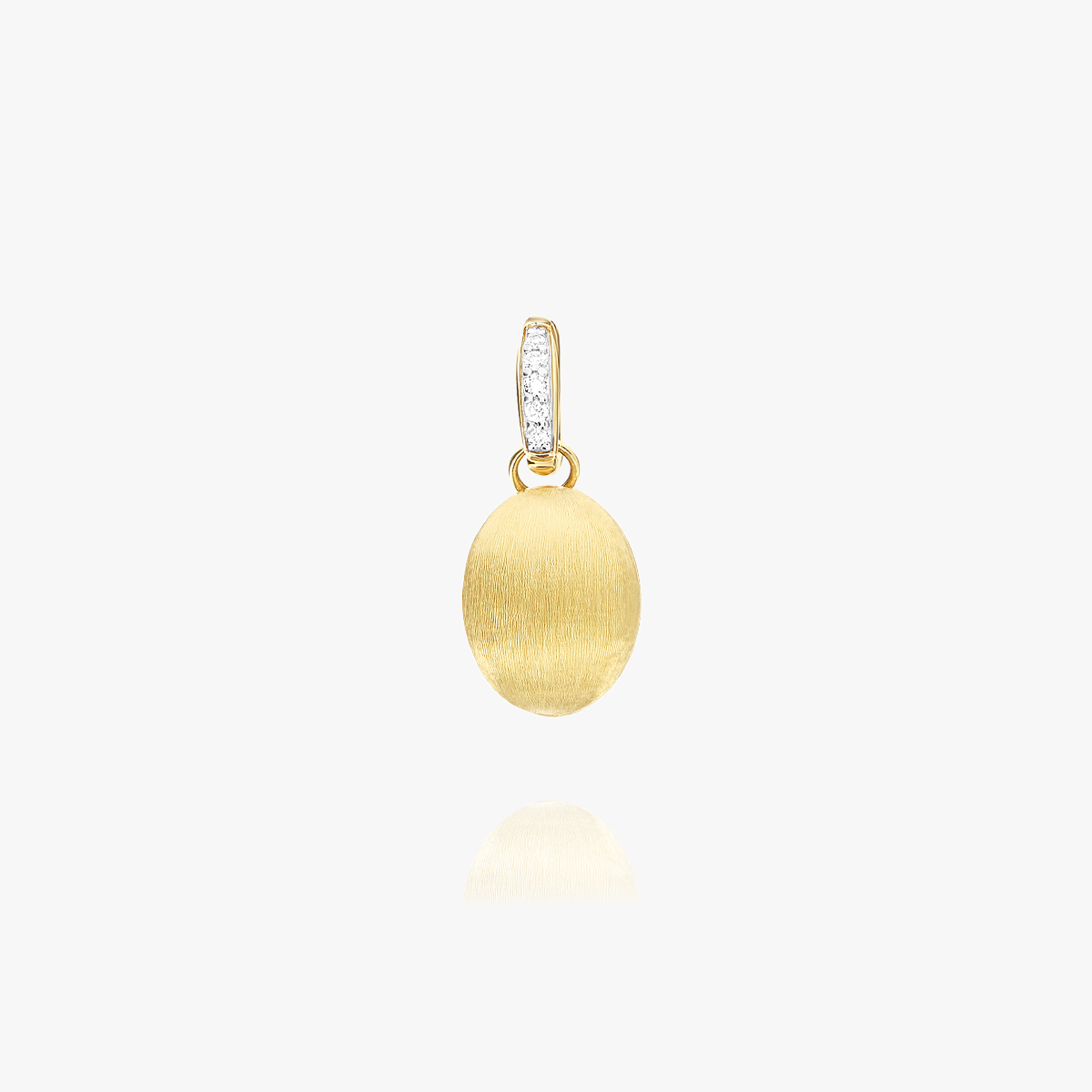 Nanis Boule Gold Pendant with Diamond Detail – Small PS13-609
