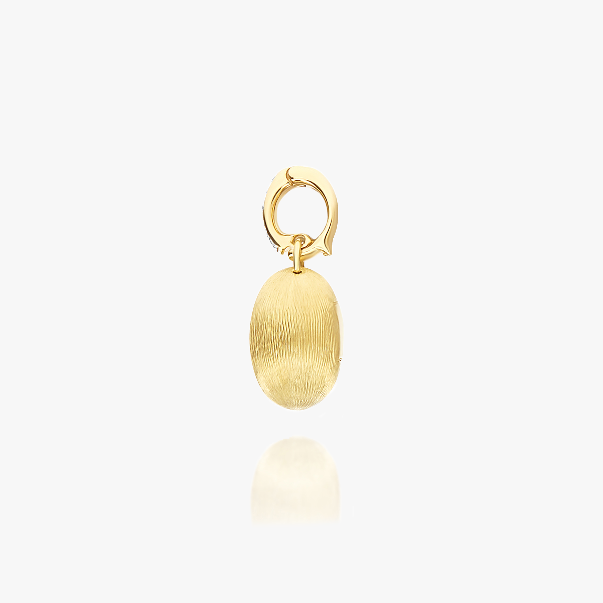 Nanis Boule Gold Pendant with Diamond Detail Small PS13-609GGIN