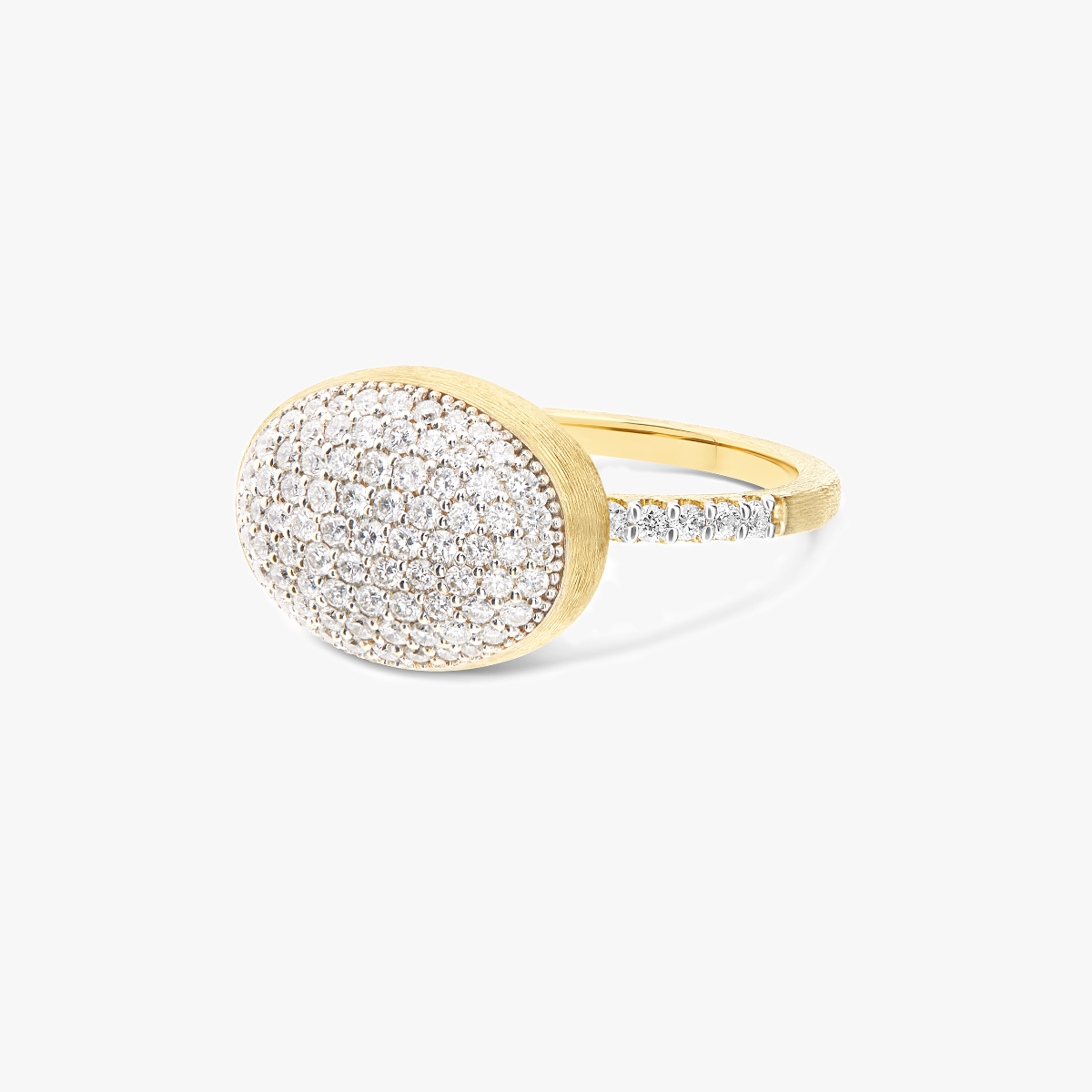 Nanis Diamond Boule Ring in Gold - Medium AS1-559_GG_IN