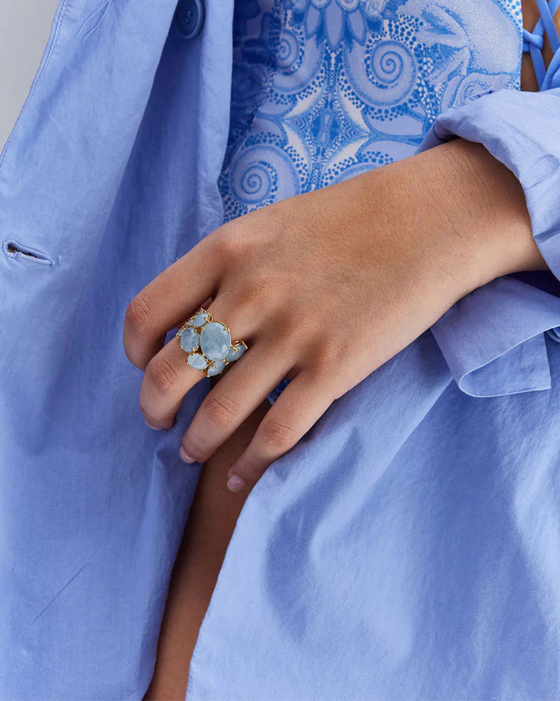 Nanis Ipanema Milky Aquamarine Showstopper Ring - Orsini Jewellers