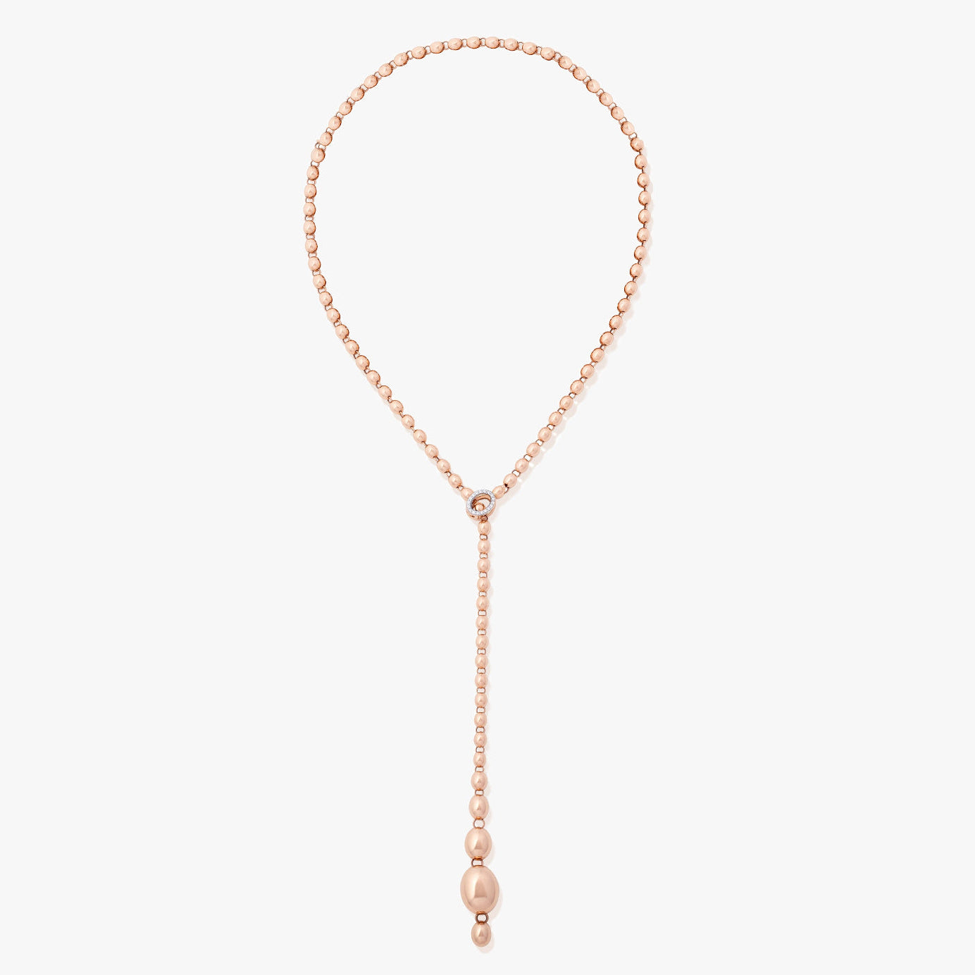 Nanis Ivy Rose Gold Diamond Convertible Necklace
