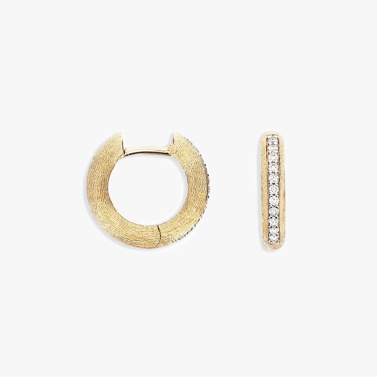 Nanis Libera Gold Diamond Hoop Earrings - Small OS10-602_RR_LU OS10-602_GG orsini