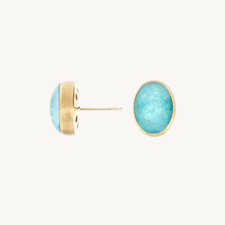 Nanis Muse Amazonite Earrings in Gold (Small) Orsini Fine Jewellery