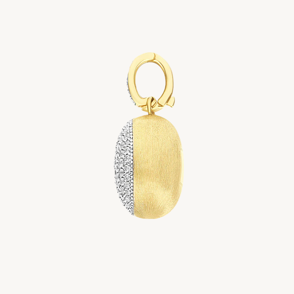 Nanis Muse Boule Diamond Pave Pendant in Gold (Medium) PS16-609