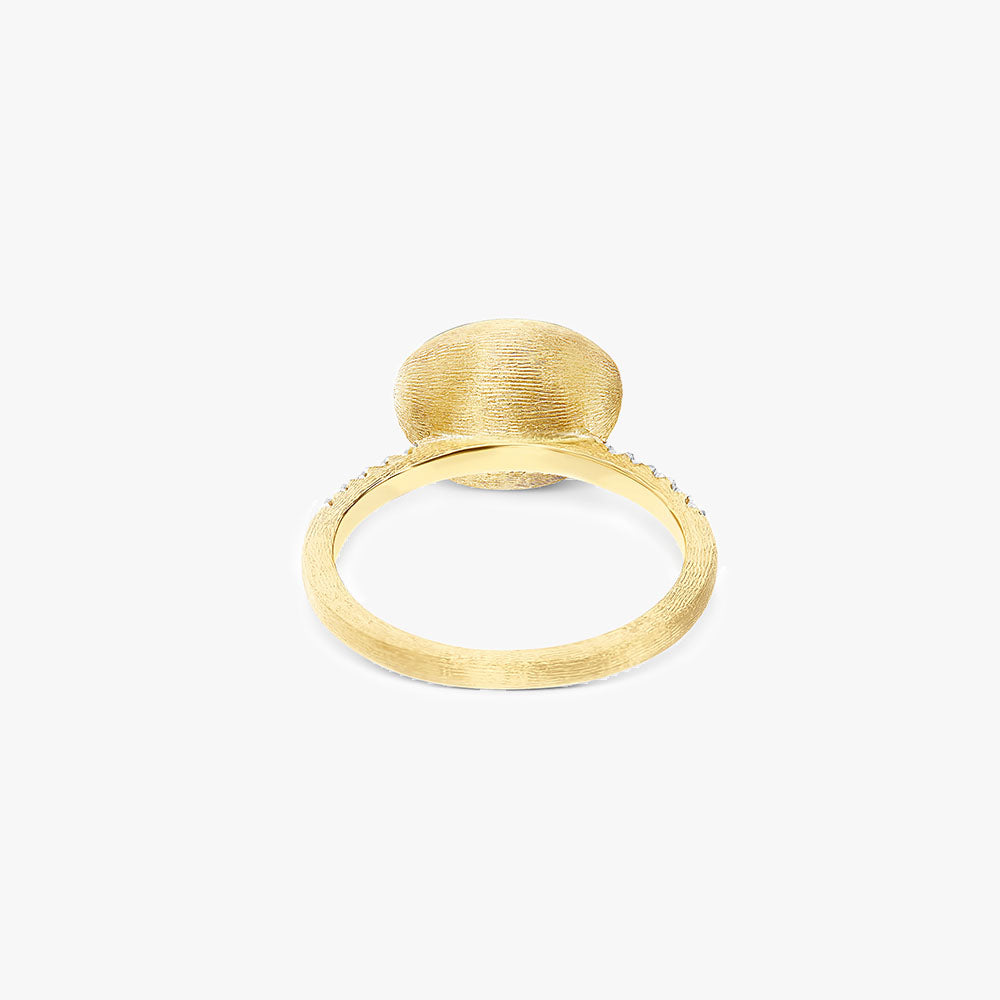 Nanis Boules Amazonite & Diamond Ring (Small)