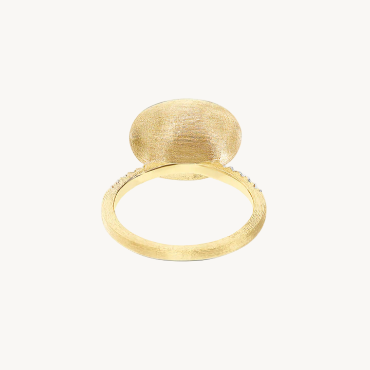 Nanis Muse Boule Gold and Jadeite Gemstone Ring with Diamonds (Medium) orsini