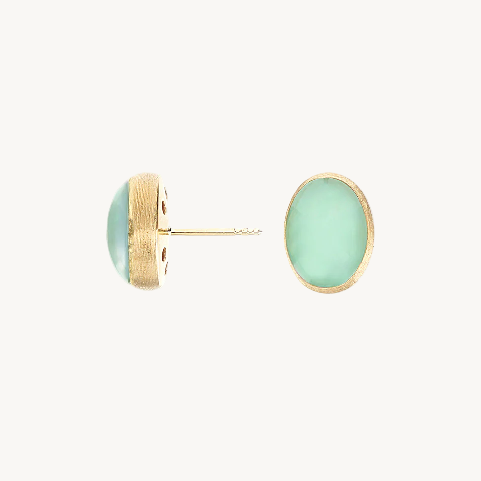 Nanis Muse Jadeite Earrings in Gold (Small) Orsini Jewellery