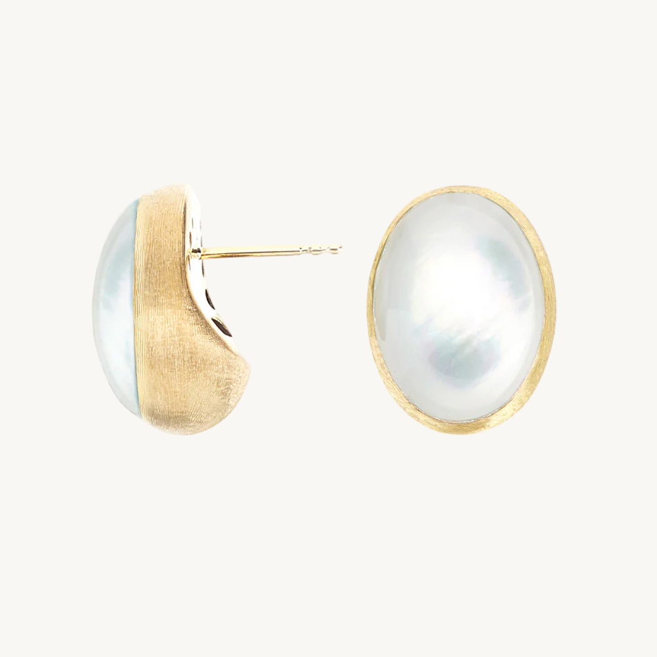 Nanis Muse Mother of Pearl Earrings in Gold (Medium) OA6-609_GG_IN