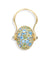 Nanis Reverse Gold, Blue Diamonds, Swiss Blue Topaz, Green Sapphires and London Blue Topaz Double Face Ring (Large) - Orsini Jewellers