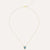 Nanis Reverse Blue Diamonds, Swiss Blue Topaz, Green Sapphires and London Blue Topaz Reversible Necklace