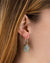 Nanis Reverse Gold, Blue Diamonds, Swiss Blue Topaz, Green Sapphires and London Blue Topaz  Double Face Ball Drop Earrings (Large) - Orsini Jewellers