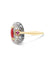 Nanis Reverse Gold, Rubies, Diamonds and Rock Crystal Double Face Ring (Large) - Orsini Jewellers