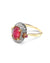 Nanis Reverse Gold, Rubies, Diamonds and Rock Crystal Double Face Ring (Medium) - Orsini Jewellers