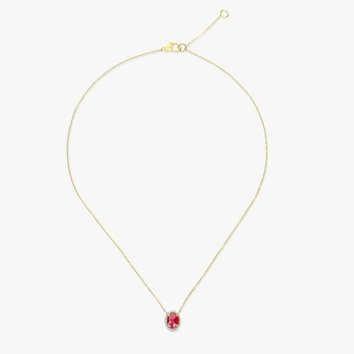 Nanis Reverse Ruby and Diamonds Reversible Necklace