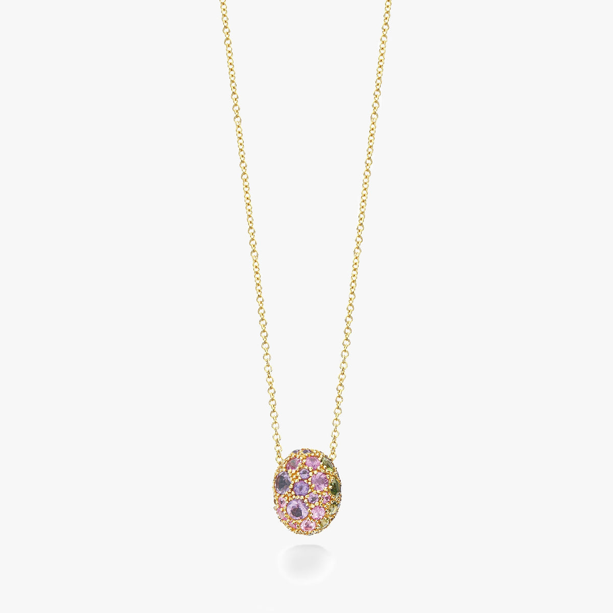 Nanis Reverse Sapphire, Tsavorite, Amethyst, Green Labradorite and Rock Crystal Reversible Necklace CS31-584_GG_LU orsini