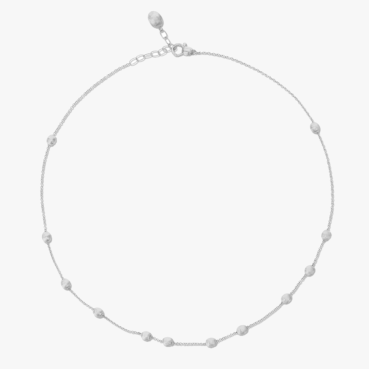Nanis Soffio 18kt White Gold Choker Necklace